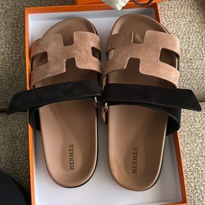 Hermes Chypre Suede Goatskin Womens Chypre in 39.5 lightly used. See pictures